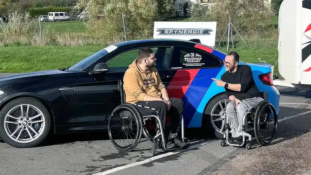 Spynergie location voiture handicap circuit